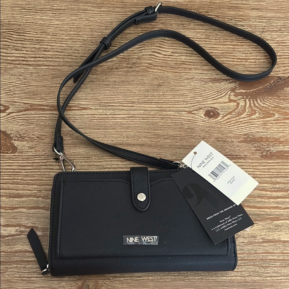 Nine West Black Wallet Crossbody Bag -
Brand New